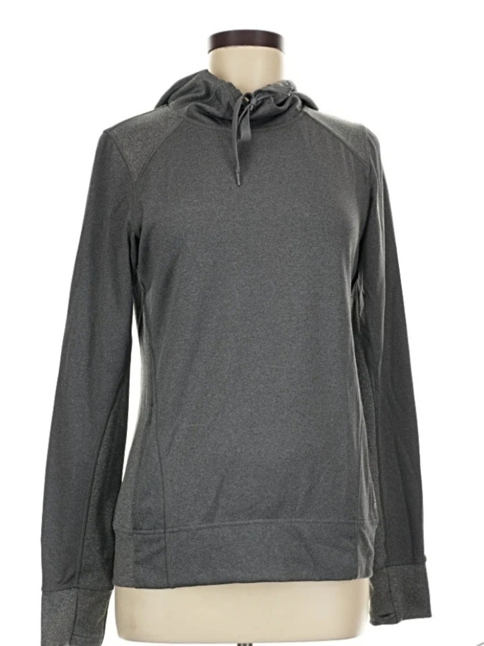 Hylete Women's Gray Hooded Pullover Sweatshirt